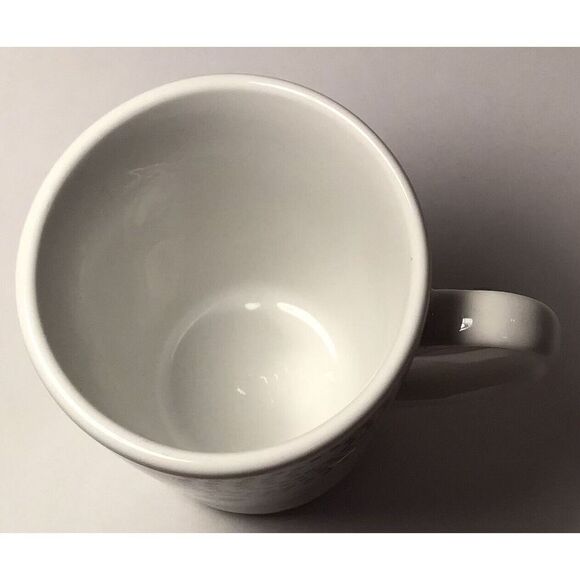 Gibson Home 8 oz Black And White Mug Cup Set Of 4 Modern Retro Design - Picture 7 of 11